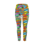 Comic Book 2 - Women's High Waist Pockets Yoga Leggings
