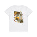 Retro Christmas Cards - Kids Youth T-shirt White Kids Christmas T-shirt Christmas Printed In Australia