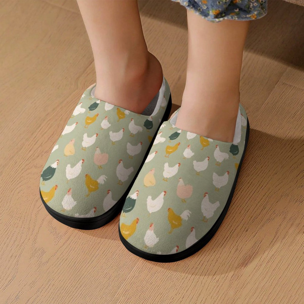 Chicken Life Kids Cotton Slippers Kids Cotton Slippers animal Birds Printed Offshore