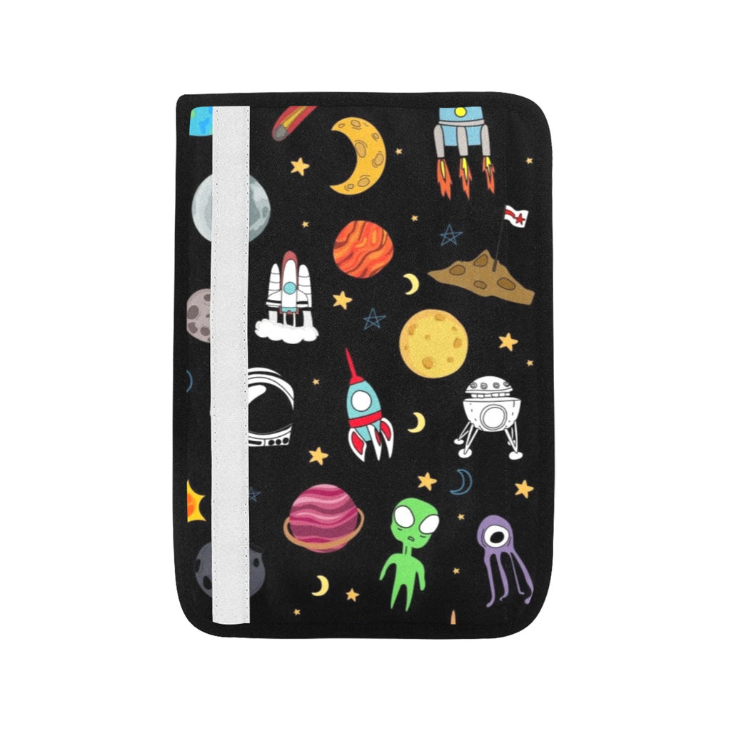 Fun Space Car Seat Belt Cover 7''x10'' (Pack of 2) Car Seat Belt Cover 7x10 (Pack of 2) Printed Offshore Space