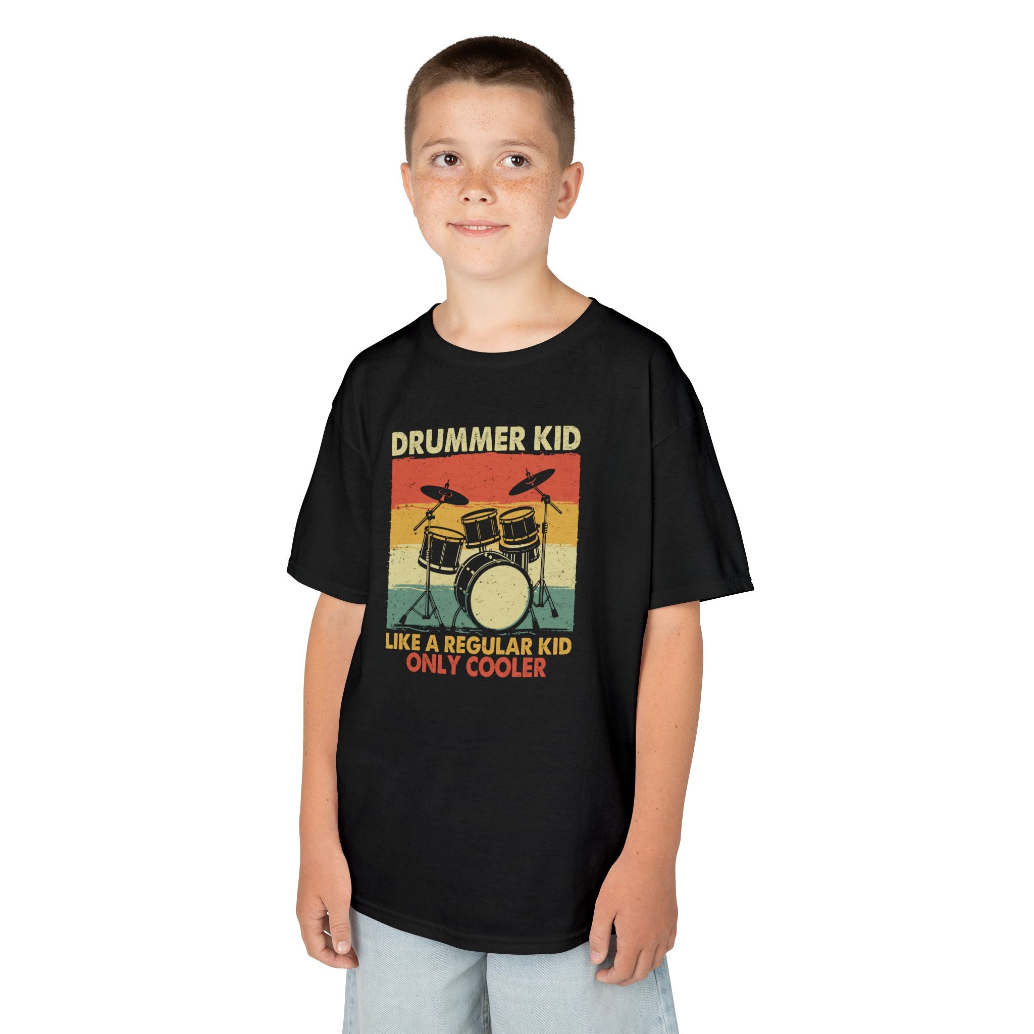 Drummer Kid - Kids Heavy Cotton™ Tee
