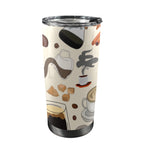 All The Coffee - 20oz Mobile Tumbler with Lid (Black Lock) One Size 20oz Travel Mug Coffee Printed Offshore