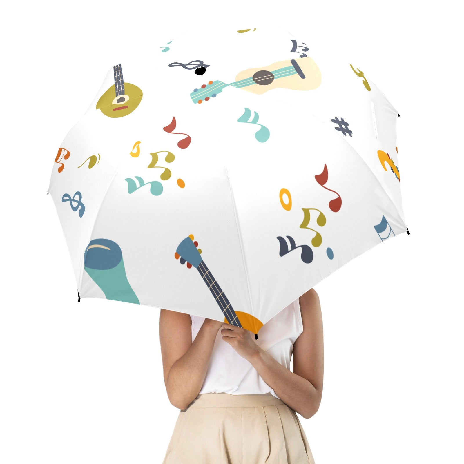Guitar Music - Semi-Automatic Foldable Umbrella (Model U12) Semi-Automatic Foldable Umbrella (U12)