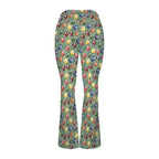 Pool Balls High Waist Crossover Tummy Control Flare Leggings High Waist Flare Leggings Games Printed Offshore