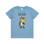 Bird Nerd 2 Kid's AS Colour T-shirt Carolina Blue Kids Youth T-shirt animal Birds Printed In Australia