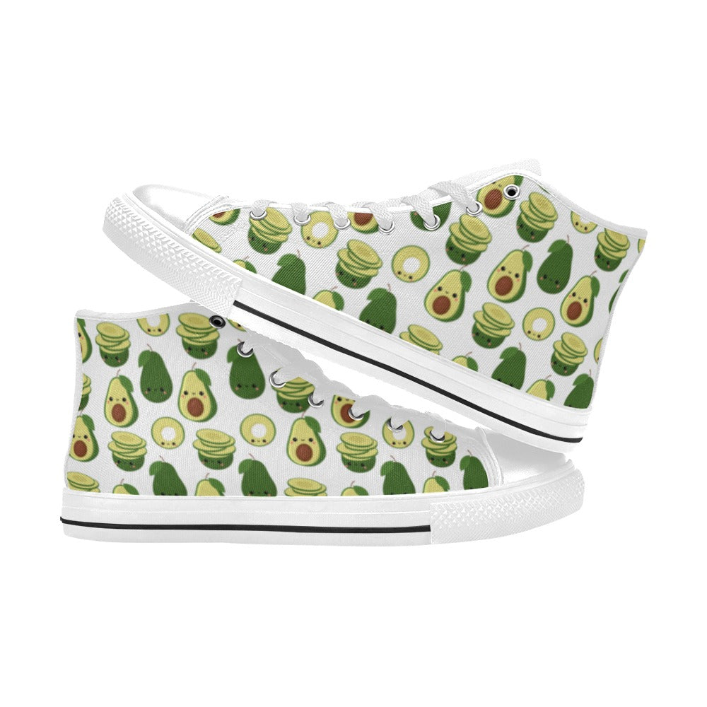 Cute Avocados - Men's High Top Canvas Shoes