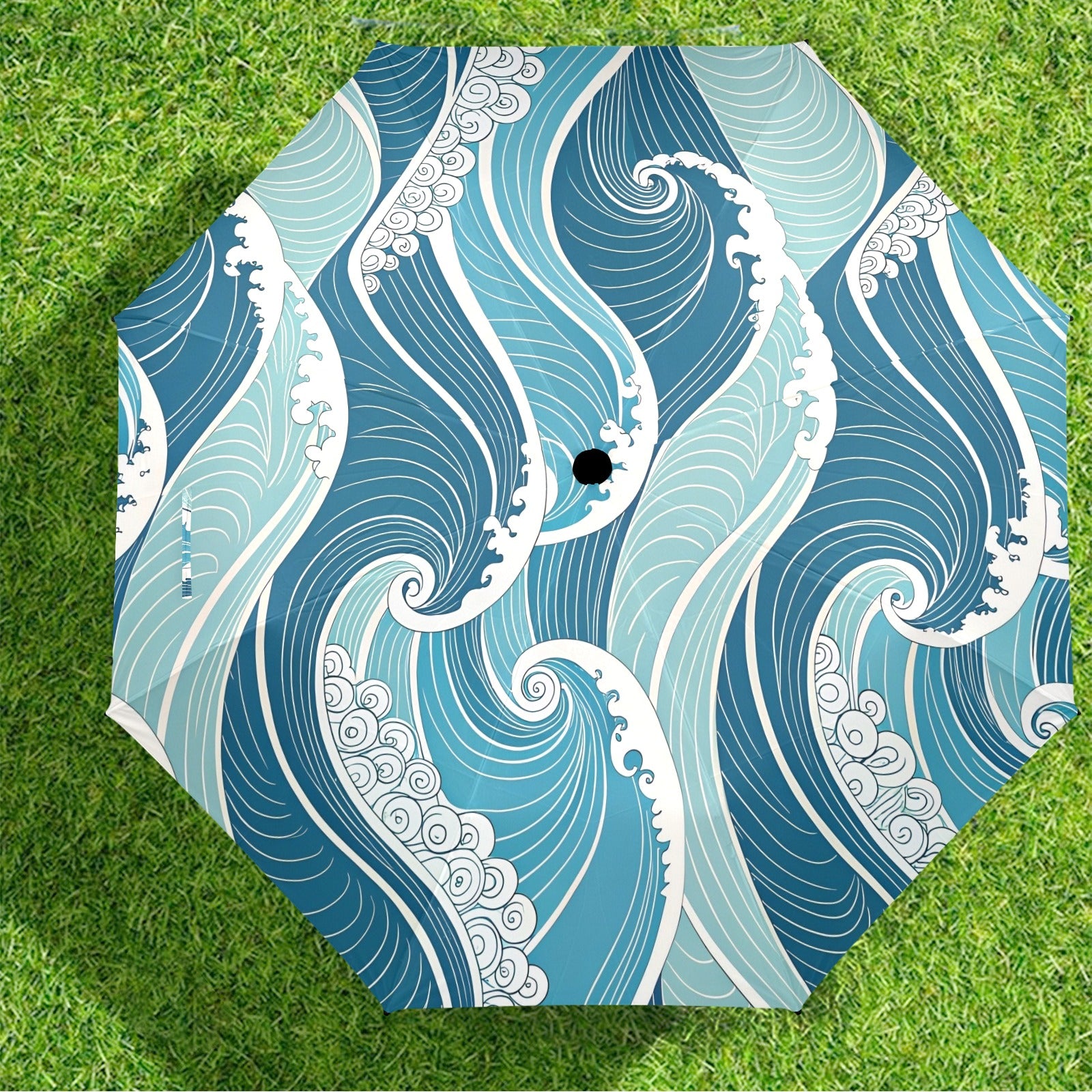 Ocean Waves Umbrella Umbrella Ocean Printed Offshore Surf