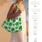 Aliens Beach Chair Towel Cover with Side Pockets