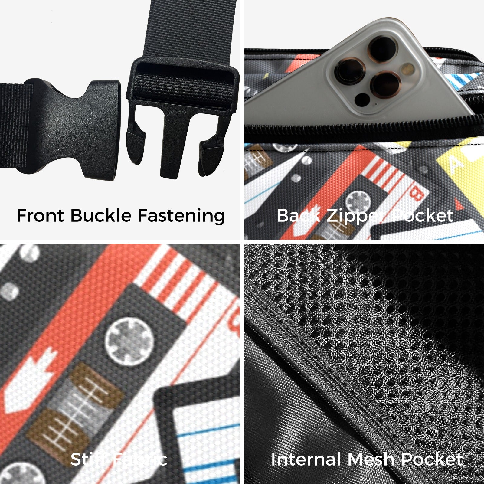 Cassette Tapes - Belt Bag