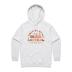 I Have No Shelf Control, Books - Womens Hoodie White Marle Womens Hoodie Printed In Australia Reading