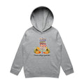 Travel Is Always A Good Idea Kid's AS Colour Hoodie Grey Marle Kids Hoodie Printed In Australia