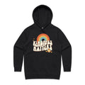Kindness Matters Women's AS Colour Hoodie Black Womens Hoodie Kindness Positivity Printed In Australia Retro