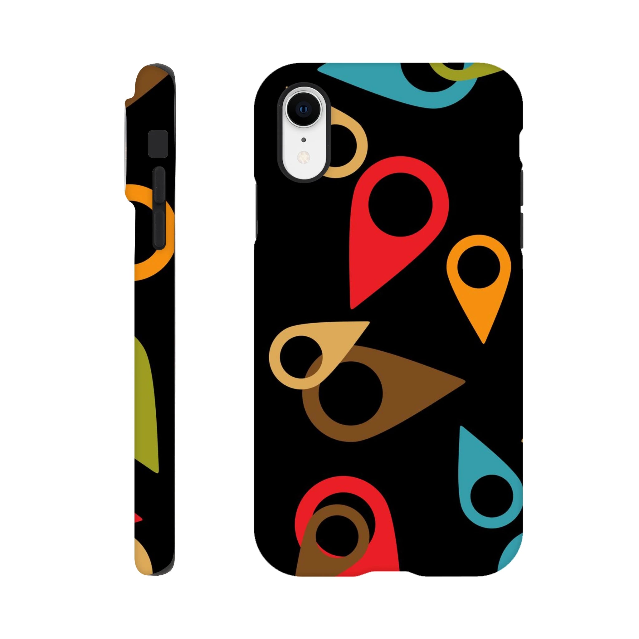 Where Am I, Location Pin - Apple iPhone Tough case iPhone Tough Case Globally Fulfilled