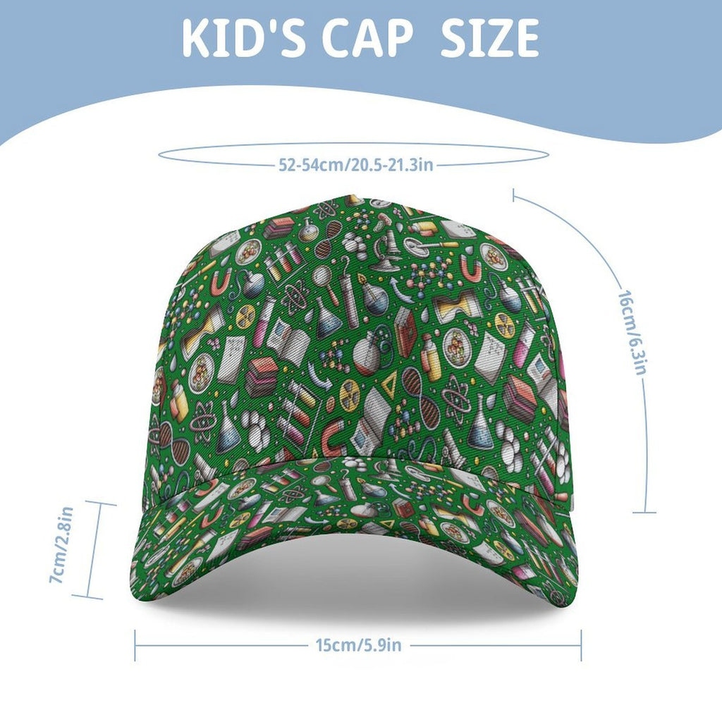 Science Love Kids Baseball Cap Kids Baseball Hat Printed Offshore Science