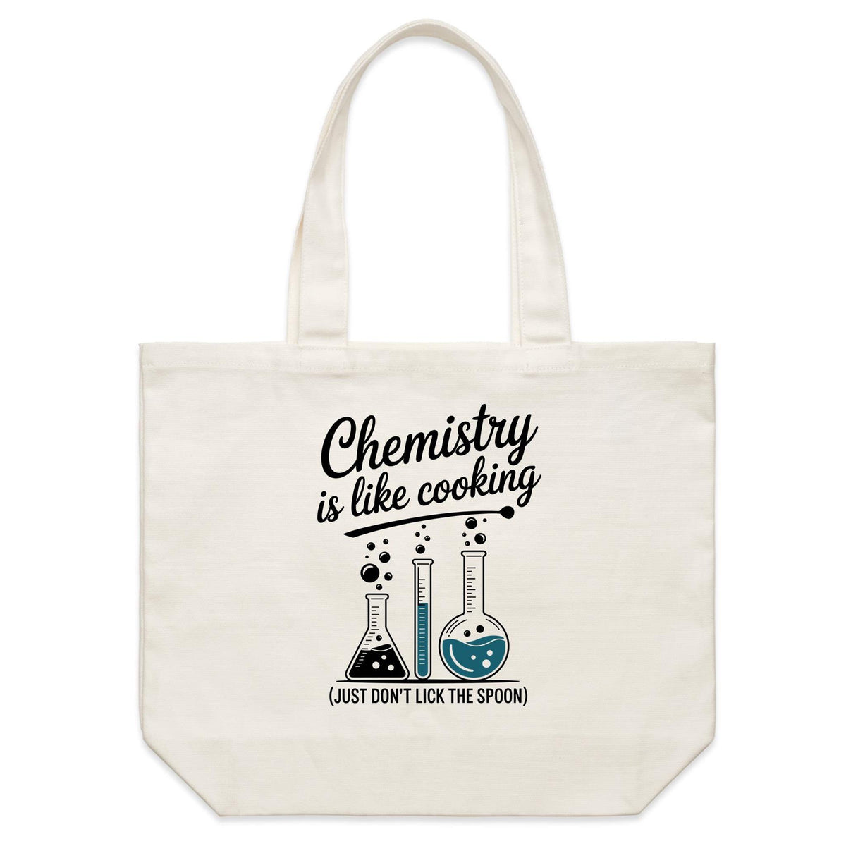 Chemistry Is Like Cooking Shoulder Canvas Tote Bag
