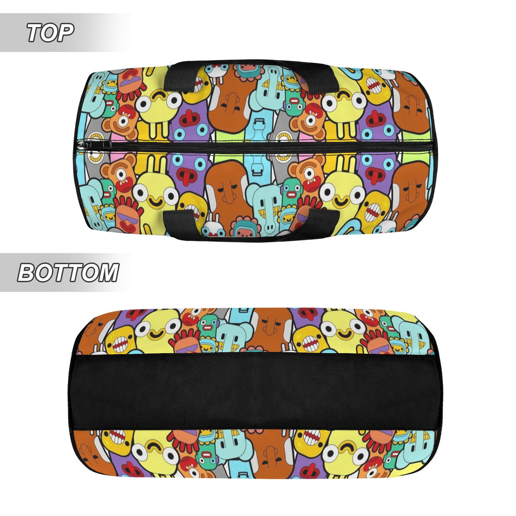 Happy Monsters Duffle Bag Duffle Bag Printed Offshore