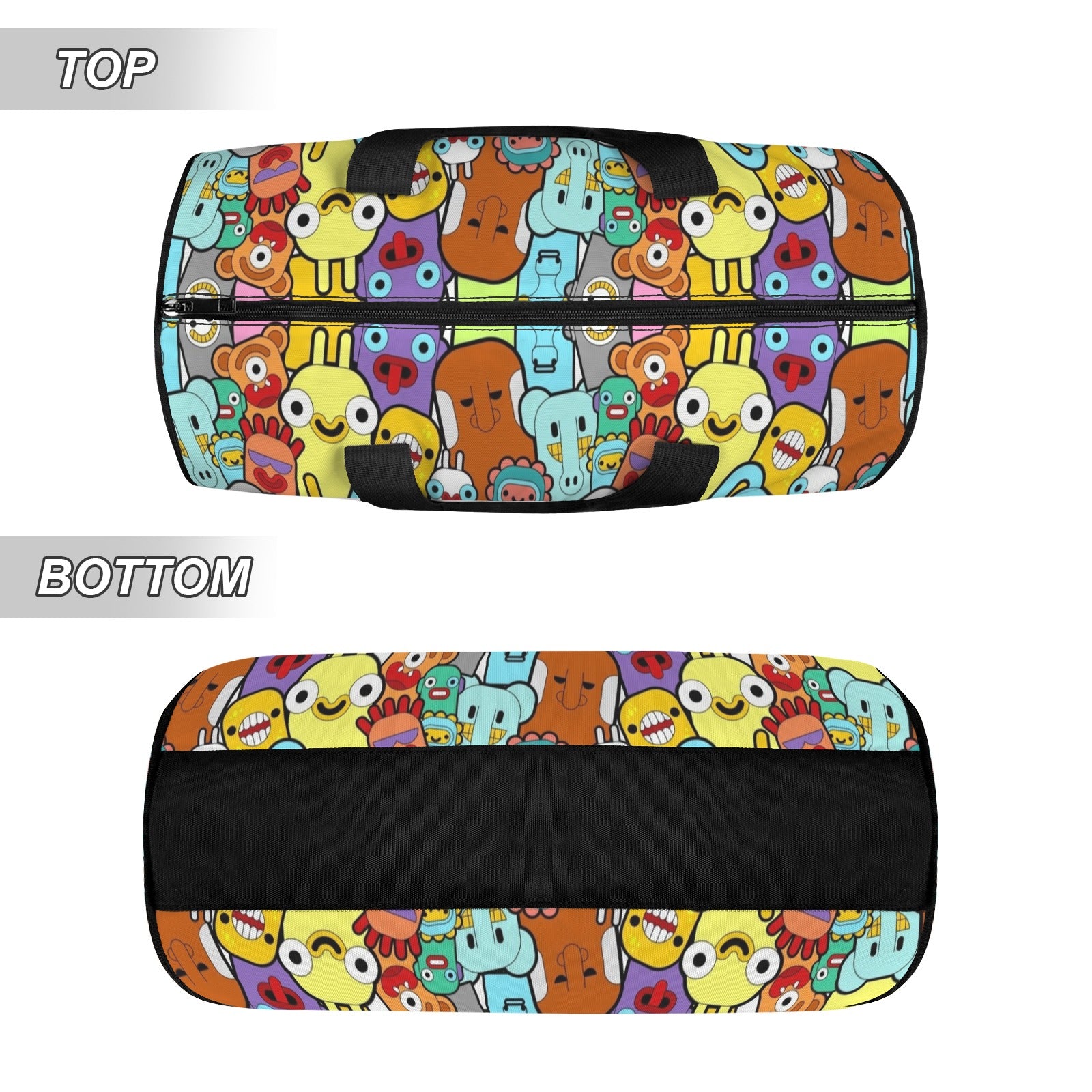 Happy Monsters Duffle Bag Duffle Bag Printed Offshore