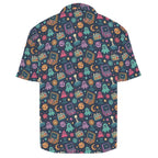Space Arcade Men's Crinkle Hawaiian Shirt