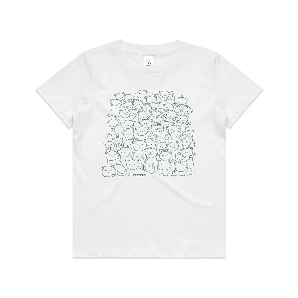 Lots And Lots Of Cats Kid's AS Colour T-shirt