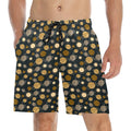 Planets Men's Mid-Length Beach Shorts 5XL Men's Mid-Length Beach Shorts Printed Offshore Space