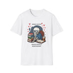 Skeleton, Drink Coffee, Avoid People, Read Books - Unisex Softstyle T-shirt