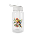 Personalised - Lorikeet - Clear Tritan Water Bottle 16.9oz Transparent Personalised Clear Tritan Water Bottle Globally Fulfilled
