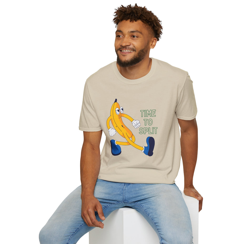 Banana, Time To Split - Unisex Softstyle T-Shirt