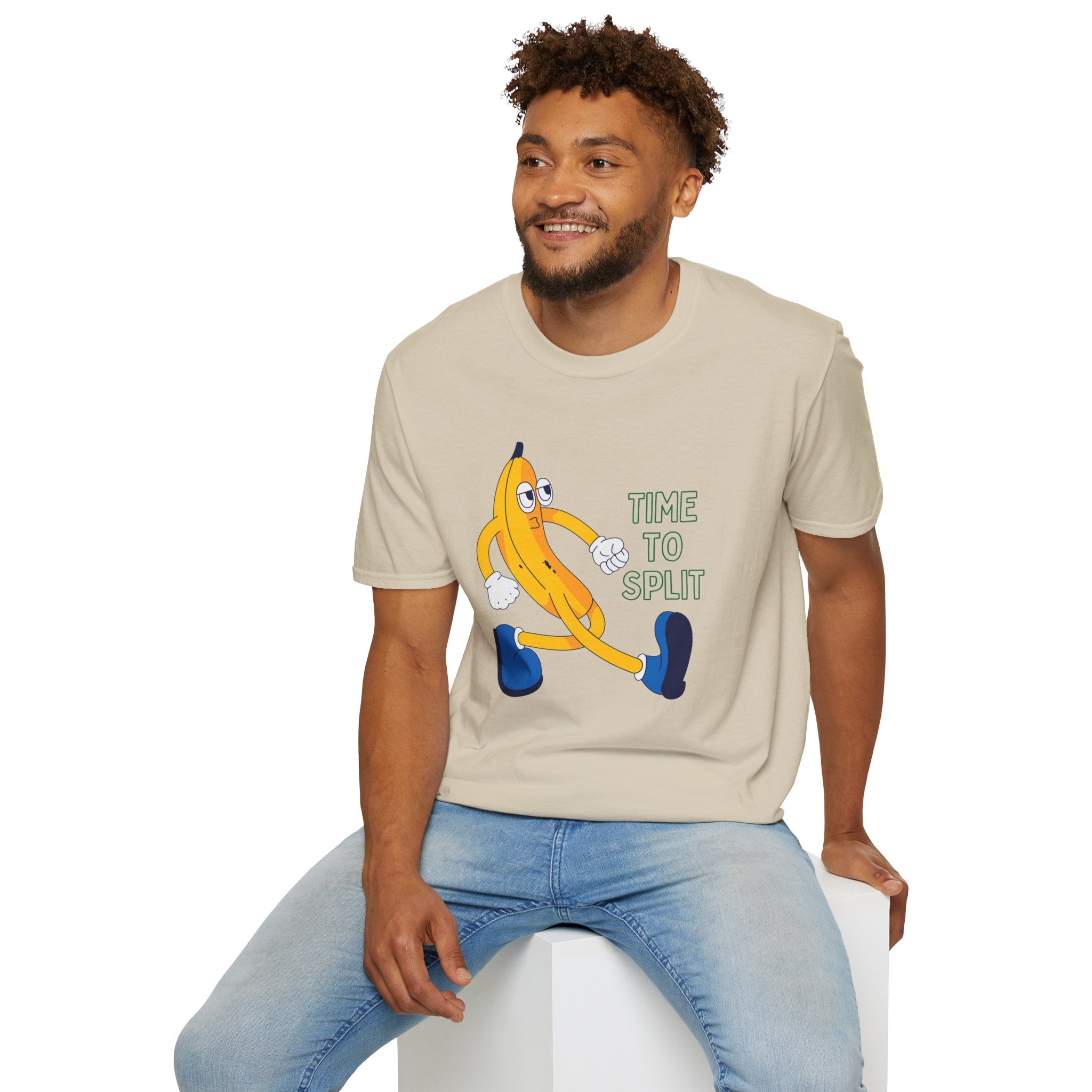 Banana, Time To Split - Unisex Softstyle T-Shirt