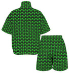 Aliens Women's Windbreaker Short Set Women's Windbreaker Short Set Printed Offshore Sci Fi