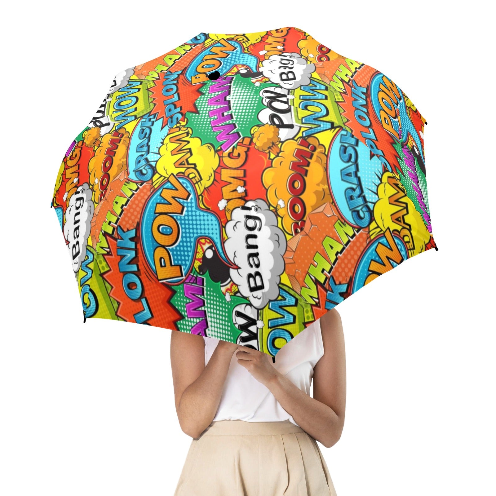 Comic Book 2 - Semi-Automatic Foldable Umbrella (Model U12) Semi-Automatic Foldable Umbrella (U12)