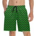 Aliens Men's Mid-Length Beach Shorts 5XL Men's Mid-Length Beach Shorts Printed Offshore Sci Fi