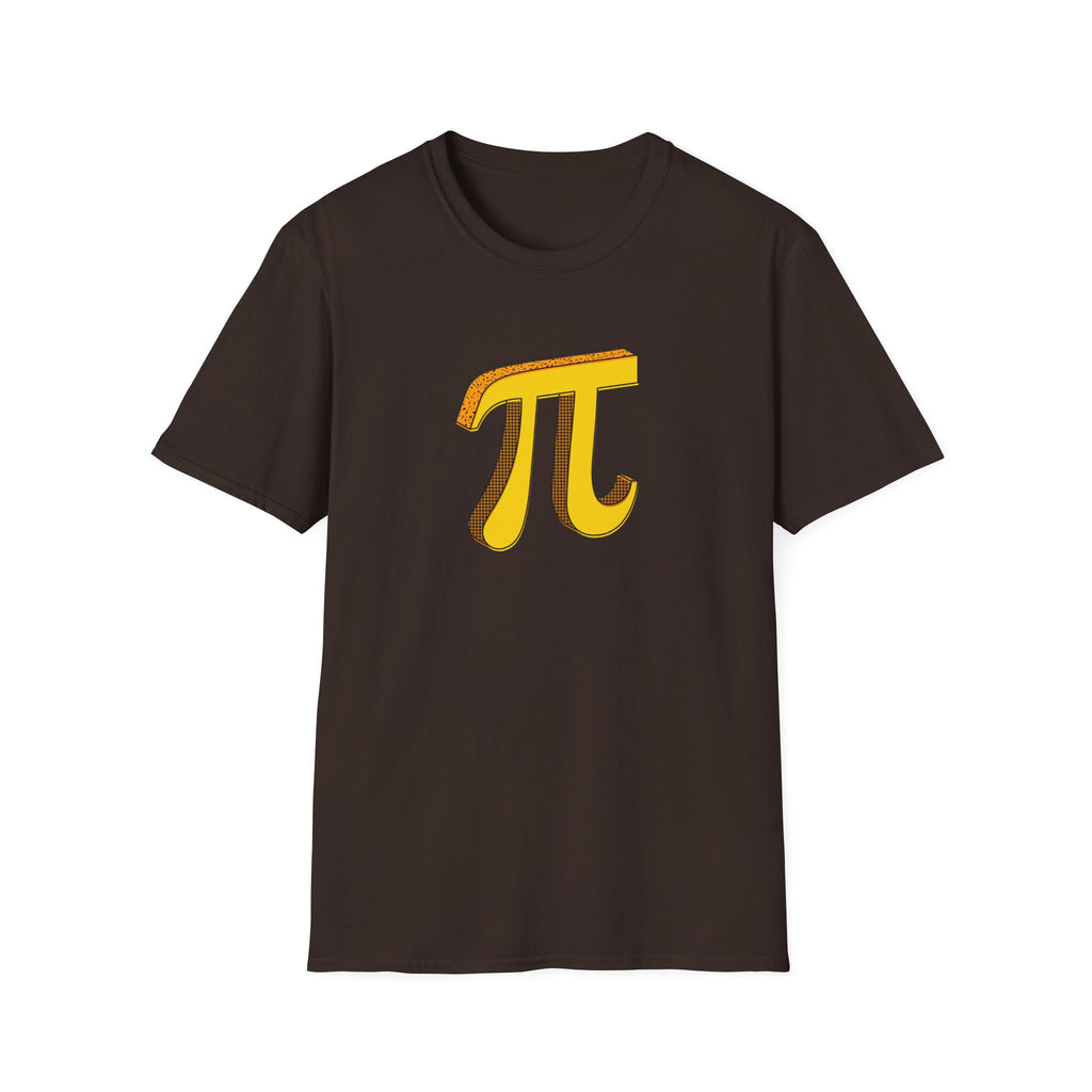 Pi Unisex Softstyle T-Shirt Dark Chocolate Unisex Adult T-shirt Australian Printer Science