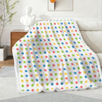 Stars - Double-Layer Fleece Blanket 51"x59"