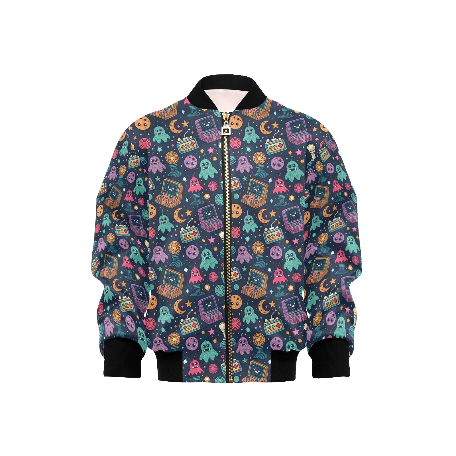 Space Arcade Kids Bomber Jacket