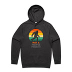 Not A People Person, Yeti, Bigfoot - Mens Hoodie Coal Mens Hoodie Printed In Australia