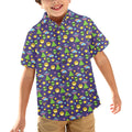 Groovy Alien And UFO Junior Kids Hawaiian Shirt