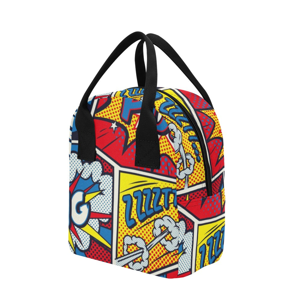 Comic Book - Zipper Lunch Bag Zipper Lunch Bag Printed Offshore