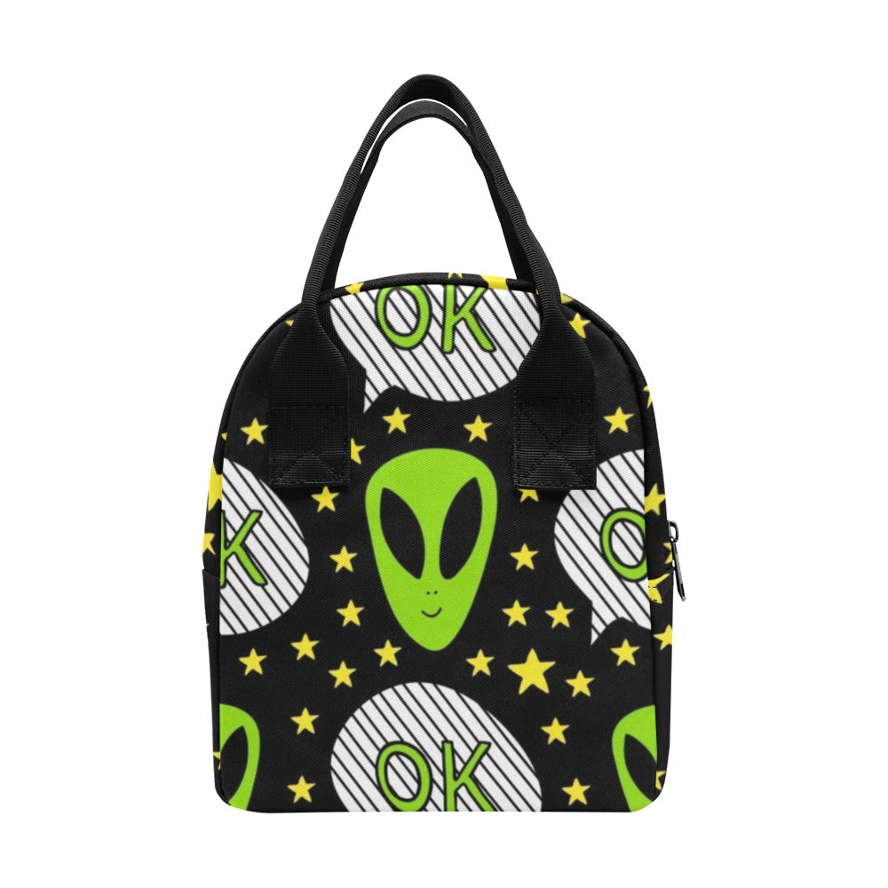 Alien OK - Zipper Lunch Bag Zipper Lunch Bag Printed Offshore