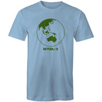 No Planet B, Earth - Mens T-Shirt Carolina Blue Mens T-shirt Environment Printed In Australia