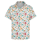 Ukulele Women's Collared Pocketless Short Sleeve Shirt