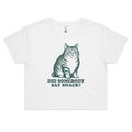Did Somebody Say Snack Cat Women's AS Colour Crop Tee