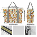 70's Style Floral Duffle Bag-Simple (Model 1715) Duffle Bag-Simple (1715)