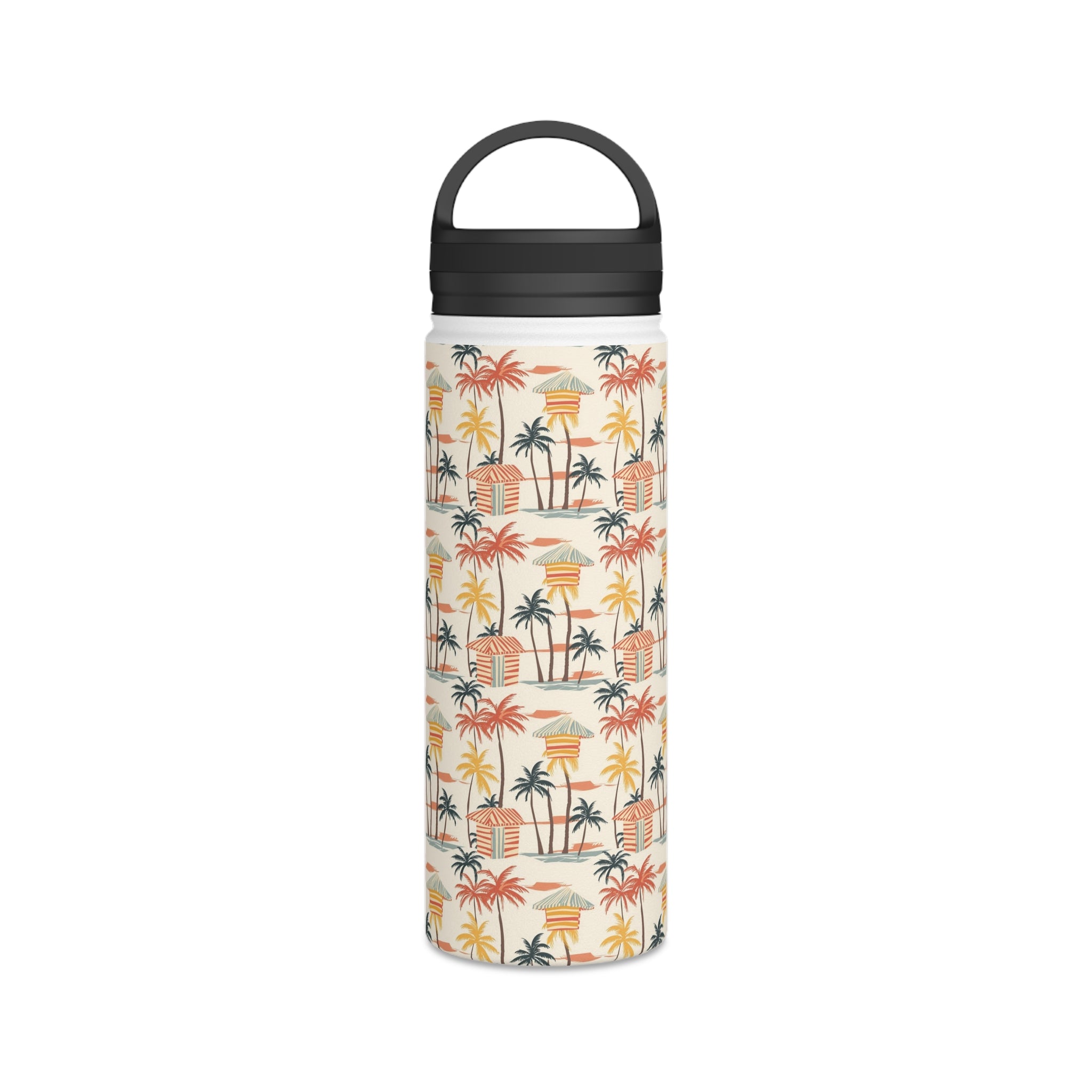 Beach Shack - Stainless Steel Water Bottle, Handle Lid Stainless Steel Water Bottle With Handle Lid Globally Fulfilled Surf