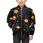 Space Kids Bomber Jacket Kids Bomber Jacket Printed Offshore Space