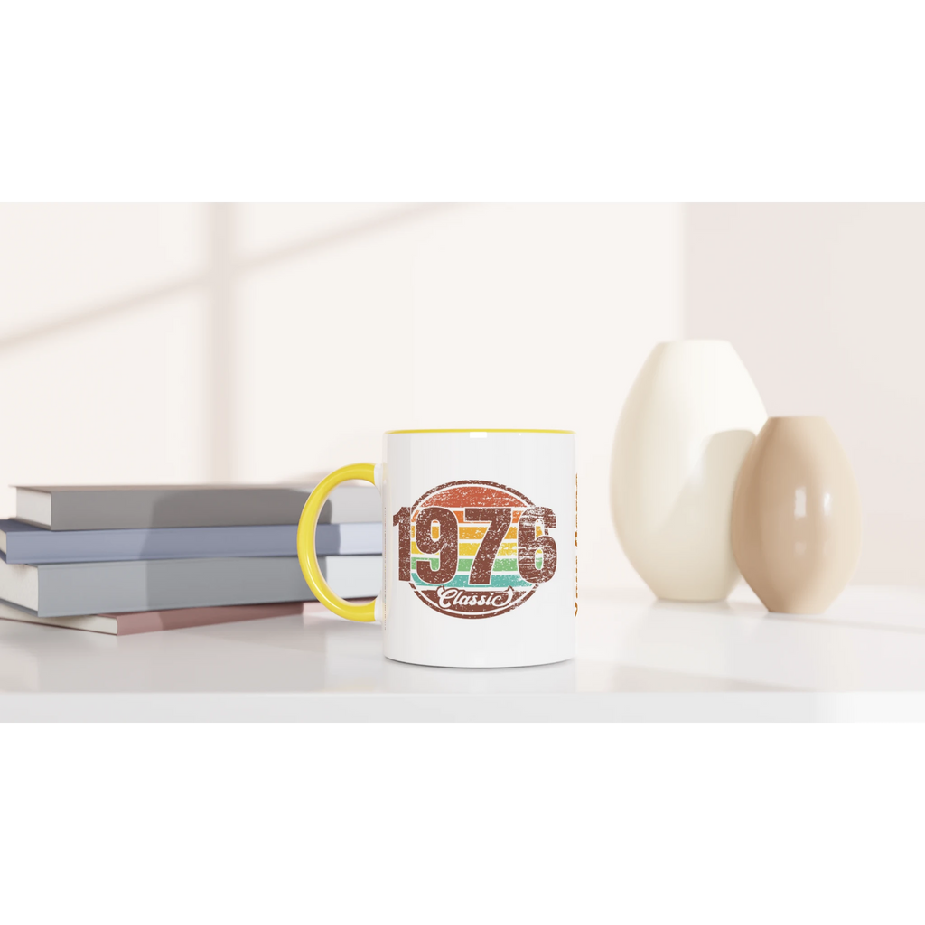 Personalised 1976 Classic 11oz Ceramic Mug Personalised 11oz Mug Globally Fulfilled