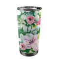 Bright Floral - 20oz Mobile Tumbler with Lid (Black Lock) One Size 20oz Travel Mug Plants Printed Offshore