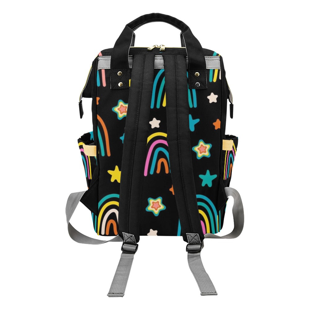 Rainbows - Multi-Function Backpack, Nappy / Diaper Bag