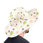 Avocado Love Wide Brim Bucket Hat Wide Brim Bucket Hat Food Printed Offshore