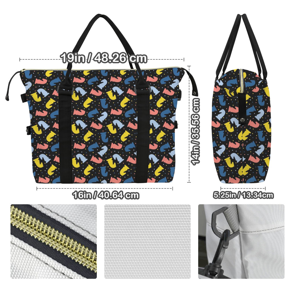 Colourful Chess Duffle Bag-Simple (Model 1715) Duffle Bag-Simple (1715)