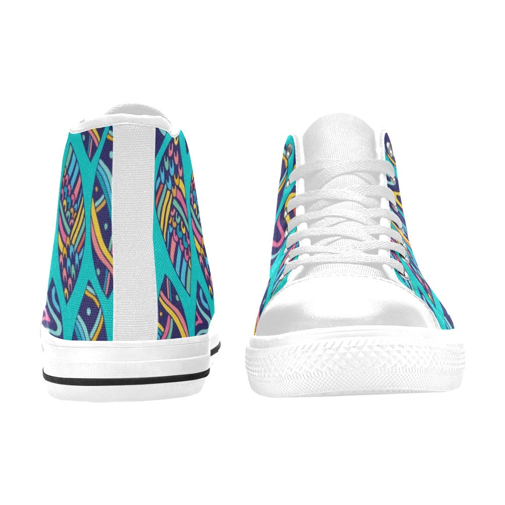 Surfboards - Men's High Top Canvas Shoes